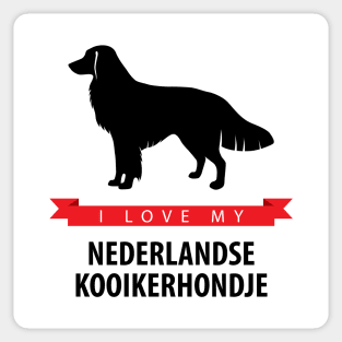 I Love My Nederlandse Kooikerhondje Sticker